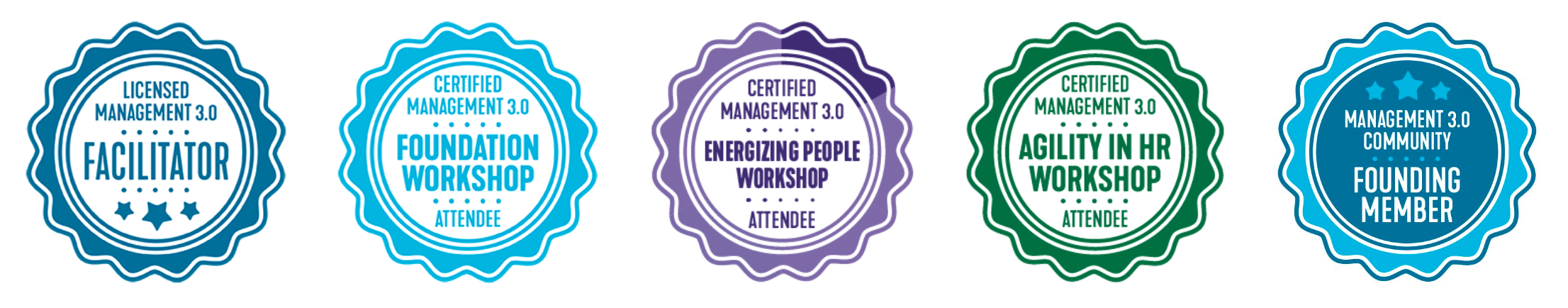 Management 3.0 badges
